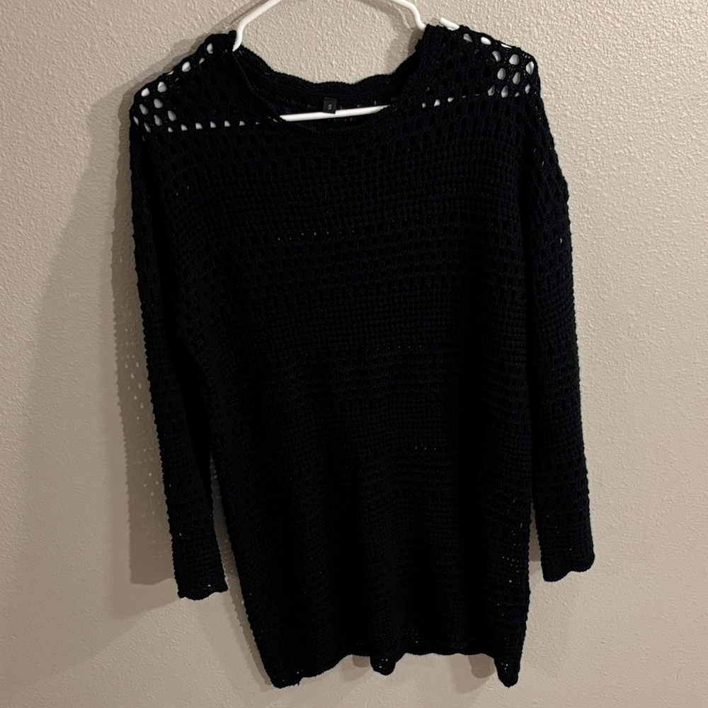 Black Knit Women's Sweater -225sku